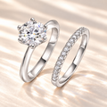 SOLVAZ Classic Bridal Duo in silver — front angle