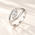 SOLVAZ Marquise Open Ring