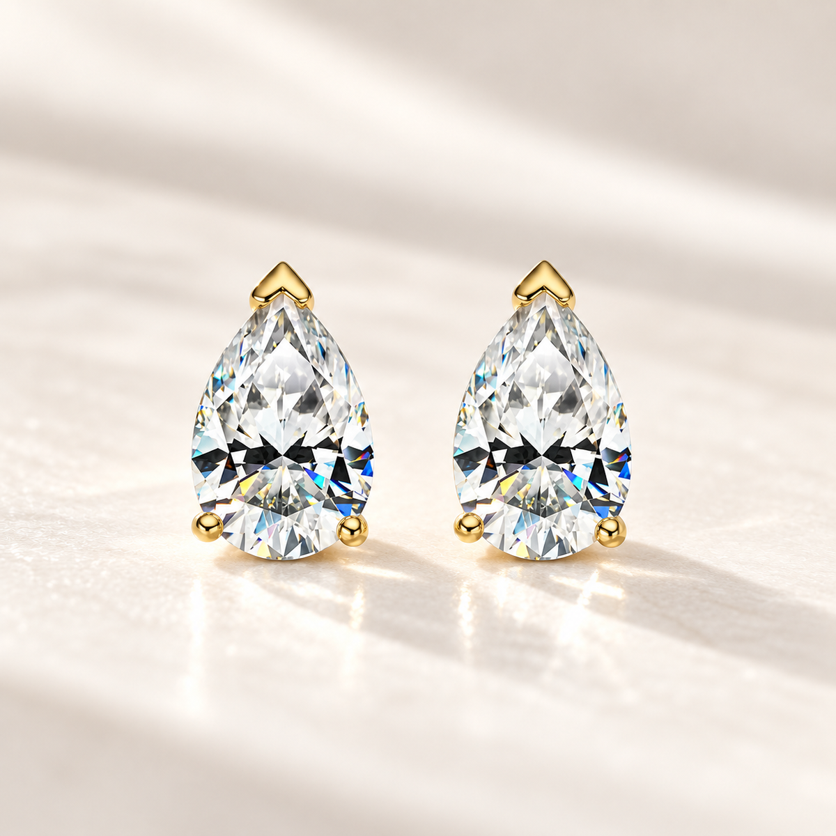 Pear Stud Earrings